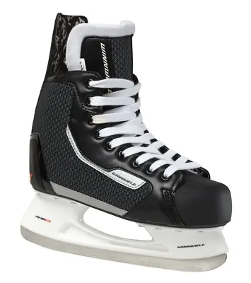 New Winwell AMP 300 Mens Ice Hockey Player Skates Size 13 Senior Black Sr Skate • $79.99