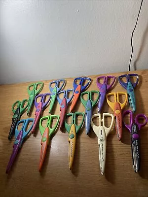 Lot Of 15 Provo Decorative Edge Craft/Scrapbooking Scissors EUC • $22.99