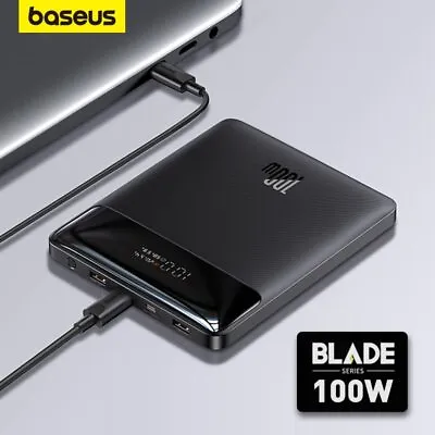 $95.99 • Buy Baseus 100W Power Bank 20000mAh Type C Fast Charging Powerbank External Battery