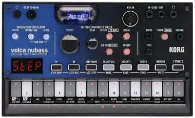 KORG Synthesizer Bass Machine Volca Nubass 16 Step Sequencer • $346.12