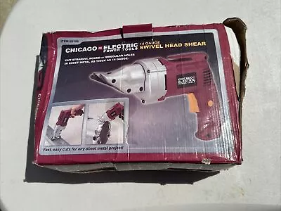 14 Gauge Heavy Duty Electric Metal Shear W/ Swivel Head Variable Speed NEW OB • $65