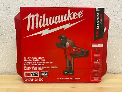NEW Milwaukee Tool 2472-21Xc Cordless Cable Cutter (1) 3.0Ah Battery & Hard Case • $529.99