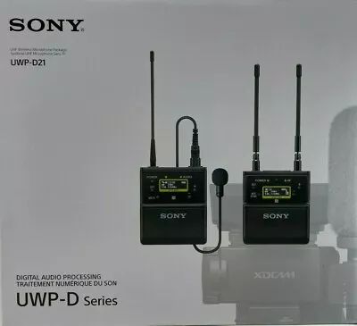 £491.02 • Buy Sony - UWP-D21 - Integrated Digital Wireless Bodypack Lavalier Microphone System