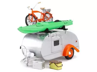 Divers Tear Drop Trailer Caravan - Greenlight 1/24 • $56.43