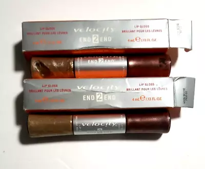 Lot Of 2 Mary Kay Velocity End 2 End Lip Gloss WHISPER CREAM/WOOD WIND • $12.75