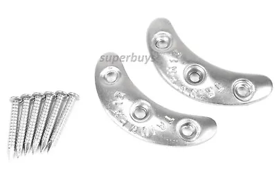 £9.60 • Buy 2pcs Small 35mm Steel Heel Toe Plates 6 Nails Sole Cap Repair Replacement Kit