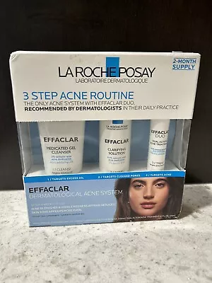 La Roche Posay Effaclar 3 Step Acne Routine 2-month Supply EXP 2/2025 NEW! • $16.99