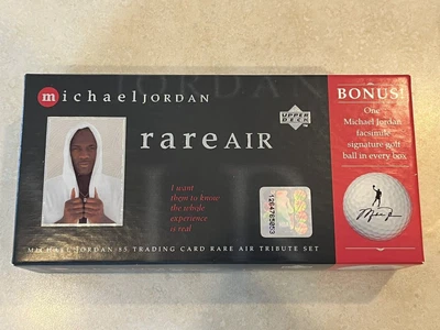 $59.99 • Buy Michael Jordan 1997 Rare Air Tribute Set 85 Cards With Facsimile Golf Ball