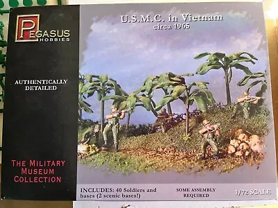 US Marines Vietnam 45 Figures 20mm Pegasus Hobbies Some Assembly • £0.99