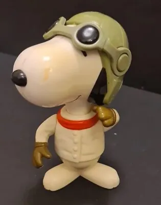 MCDONALDS HAPPY MEAL Vintage Toy Snoopy Pilot 2000 Rare Some Discolouration  • £3.19