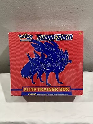 $62.99 • Buy NEW SEALED Pokemon Zacian Sword And Shield ETB Elite Trainer Box