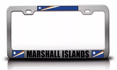 MARSHALLESE STYLE Country Steel License Plate Frame Car SUV B76 • $15.95