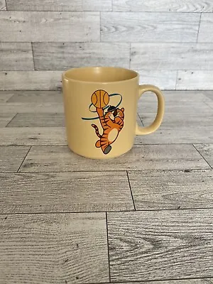 Vintage 1988 Hodori Olympic Mug Tiger Mascot Seoul Korea  XXIV Yellow • $9.99