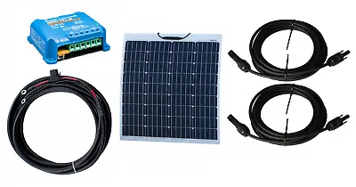 80w 12v Reinforced Semi-flexible Solar Charging Kit • £334.99