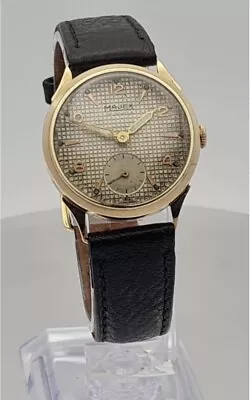 1952 Gents Vintage 9Ct Gold Majex Swiss Made Watch With Fancy Lugs • £195