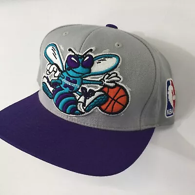 Mitchell & Ness NBA Charlotte Hornets 2 Tone Snapback Hat Cap New 100% Wool • $34.94