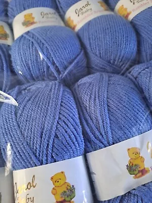 Woolcraft Jarol  Rambler  Soft Aran  Yarn 10 X  100g Pack 4320 Bluebell • £10.50