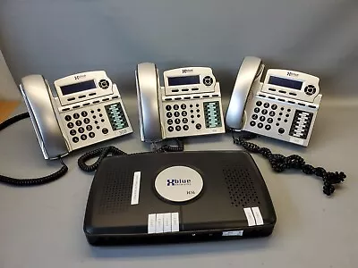 XBlue X16 Phone System With 14 Office Phones 1670-86 • $349