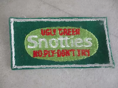 Vintage Wacky Packages Patch Ugly Green Snotties 3.5  • $9.99