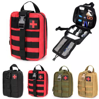 £7.99 • Buy Medical Bag Tactical Pouch Molle First Aid Kits Hunting Camping Military Tool UK