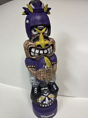 NFL Minnesota Vikings Tiki Face Totem Pole Figurine 16  By FOCO. RARE! • $24.98