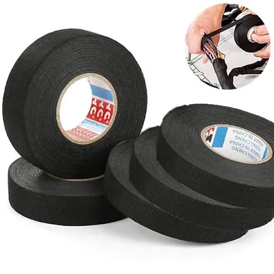 Automotive Wrapping Tape Wire Harness Tape Heat-resistant Adhesive Cloth Fabric • £3