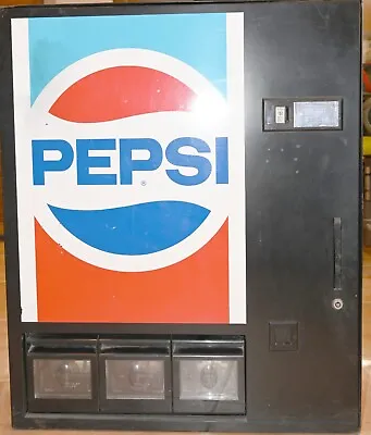 Vintage Tabletop Wall Mount Pepsi Machine Full Size Can Dispenser CT48 WORKS !!! • $449.99