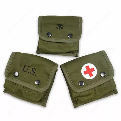 Wwii Ww2 Us Army/usmc M2 1945 Jungle First Aid Kit Pouch Full Set • $35.97