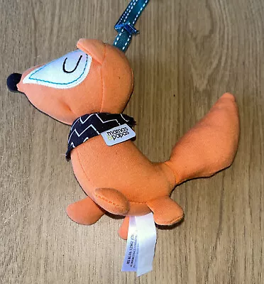 Mamas & Papas Fox 6” Plush Soft Pram Toy With Rattle • £5