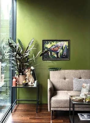 £9.99 • Buy Pale Sage Green Wallpaper - Durable Paste The Wall - Plain Texture 51176214