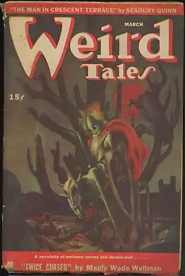 WEIRD TALES March 1946 . Dorothy McIlwraith No 4 Volume 39 / WEIRD #27814 • $54