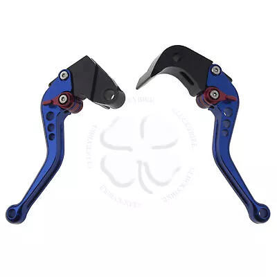 CNC Shorty Brake Clutch Levers Blue For Kawasaki Ninja ZX 6R 05-06 Handle Hand • $29.99