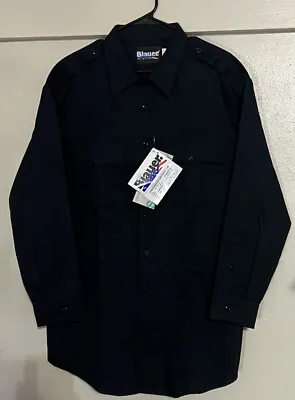 BLAUER Long Sleeve Uniform Shirt XL Dark NAVY BLUE LAPD BLUE • $51.20