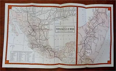 $67.50 • Buy Mexico For All Vacations Promotional Travel Brochure 1938 Illustrated Ad W/ Maps