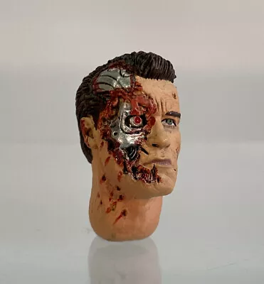 McFarlane Terminator 2 Judgement Day T-800 Battle Damage Figure Head Part Piece • $19.20