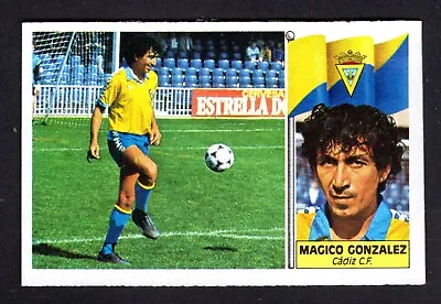 Jorge Magico Gonzalez - Cadiz Cf 1986-87 Card Liga Este Panini 86/87 Recovered • $80