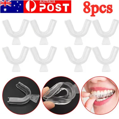 $13.89 • Buy 8 X Teeth Whitening Mouth Tray Guard Thermo Gum Shield Tooth Bleaching Grinding