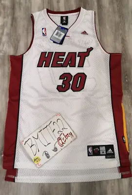 NWT Michael Beasley Miami Heat Adidas NBA Swingman Men Jersey M • $110.84