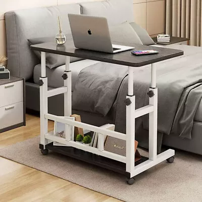 Adjustable Mobile Laptop Computer Desk Portable Overbed Sofa Study Writing Table • £24.95