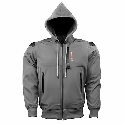 Men Motorcycle Racing Hoodie Armoured Jacket Zip Up Waterproof Motorbike Hoodie  • $68.37