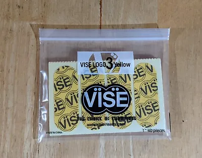 3 PACKS Vise Bowling Hada Patch #3 Logo 1  Yellow Tape Pre Cut 40 Pieces • $26.75