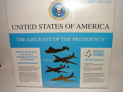 2001 ~ Minicraft ~ AIRCRAFT Of The PRESIDENCY ~ Limited Edition ~ Factory Sealed • $59.99