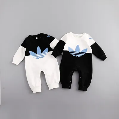 £11.99 • Buy Newborn Baby Infant Boy Girl Geometric Romper Jumpsuit Bodysuit Clothes Outfits