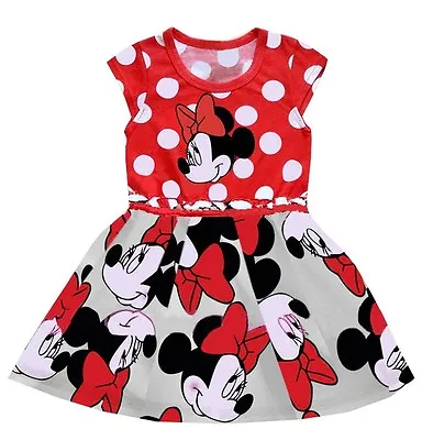 £8.99 • Buy New Minnie Mouse Costume Girls Toddler Baby Fancy Dress Outfit Party Git Summer