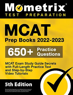 MCAT Prep Books 2022-2023 - MCAT Exam Study Guide Secrets [5th Edition] • $54.99