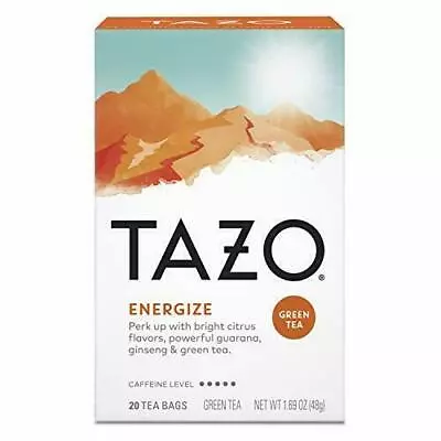 £14.49 • Buy Tazo Energize Herbal Tea 20 Tea Bags