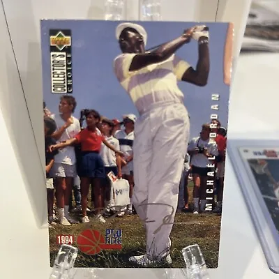 1994 Collector's Choice Silver Signature Auto Sp #204 Michael Jordan Golfing • $4.99