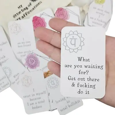 Swear Cards For SelfImprovement With Funny Affirmations Fine Craftsmanship • $4.30