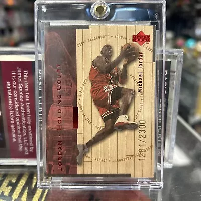 1998 Upper Deck Hardcourt Holding Court Red Michael Jordan Bulls HOF /2300  • $200