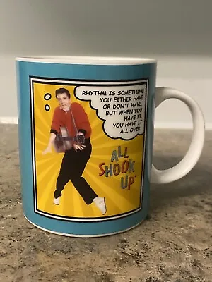 2006 All Shook Up Elvis Presley Signature Product Coffee Tea Mug Cup • $15.99